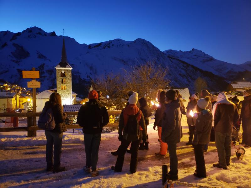 st martin de belleville - St-Martin-de-Belleville : visite nocturne en montagne