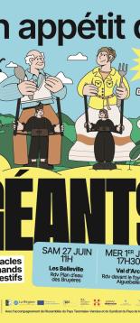Affiche spectacle Un appétit de Géants 2026