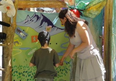 Jeannette la Vachette : Atelier jeune public au lac de Plan Dessert_Notre-Dame-de-Bellecombe