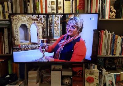 Claire Tronchet Guide du Patrimoine Savoie Mont-Blanc - émission de télévision