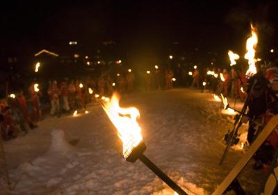 Sainte Agathe - Bénédiction des skis et des moniteurs
