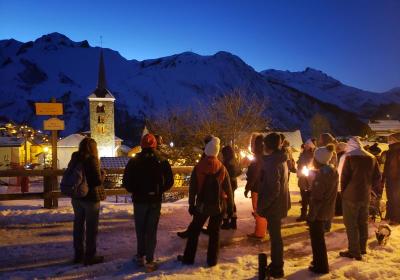 st martin de belleville - St-Martin-de-Belleville : visite nocturne en montagne