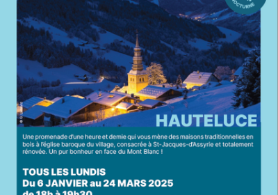 Hauteluce de nuit, visite nocturne du village_Hauteluce