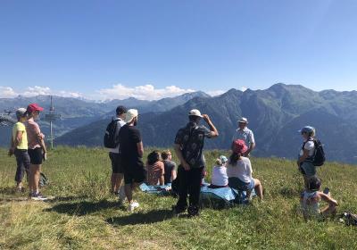 Goûter panoramique depuis le Mont Bisanne - Goûter panoramique depuis le Mont Bisanne