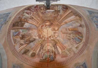 Image - Coupole Eglise baroque de Cordon