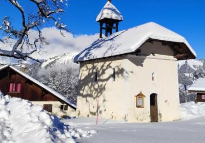 Visite guidée : Le hameau du Cernix aux lanternes_Cohennoz - Le hameau du Cernix en hiver