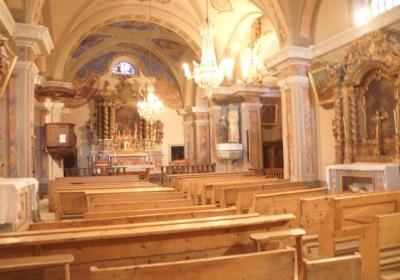 Journées Européennes du Patrimoine - Visite de l'église St Etienne_Val-Cenis - Intérieur de l'église St Etienne de Val Cenis Sollières
