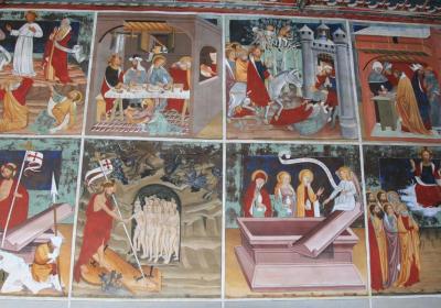 Les décors peints de la chapelle Saint Sébastien à Val Cenis Lanslevillard - Les décors peints de la chapelle Saint Sébastien à Val Cenis Lanslevillard