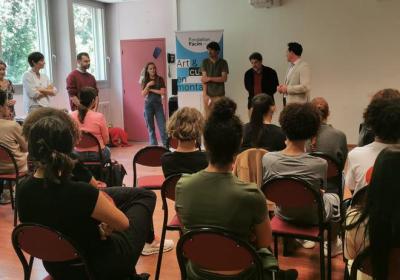 Rencontre littéraire : atelier groupe scolaires_Chambéry - Restitution avec Gabrielle de Tournemire