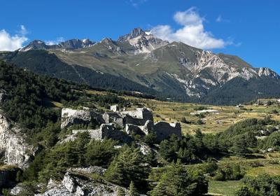 Forts de l'Esseillon - Aussois - Vue été sur le fort Charles-Félix