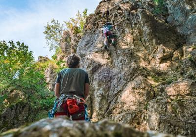 Rocher du Glaisy - Site escalade de Notre Dame du Pré