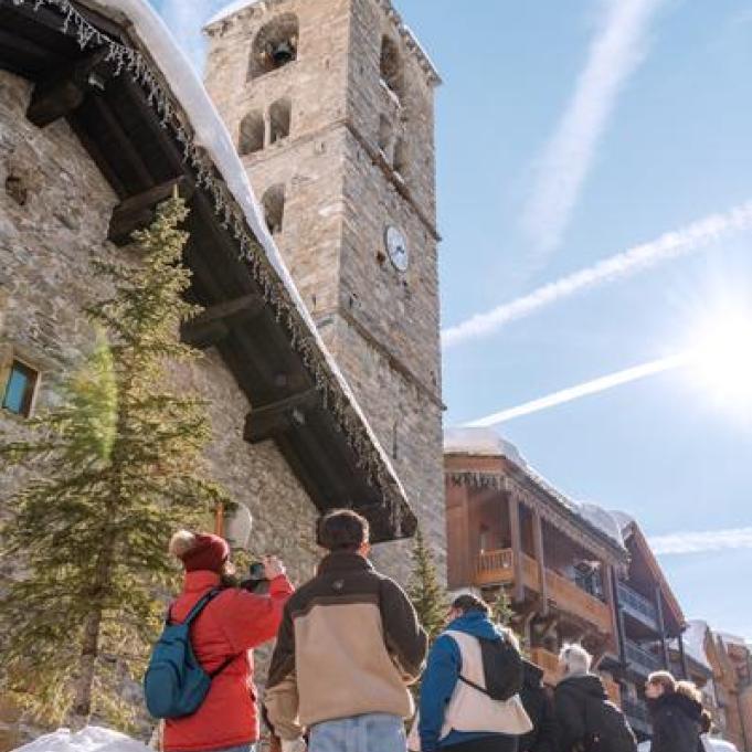 Visite guidée du village de Val d'Isère par une guide de la Facim - Visite guidée du village de Val d'Isère par une guide de la Facim