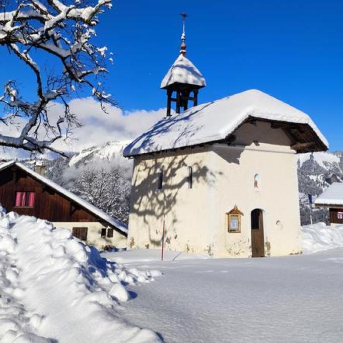 Visite guidée : Le hameau du Cernix aux lanternes_Cohennoz - Le hameau du Cernix en hiver