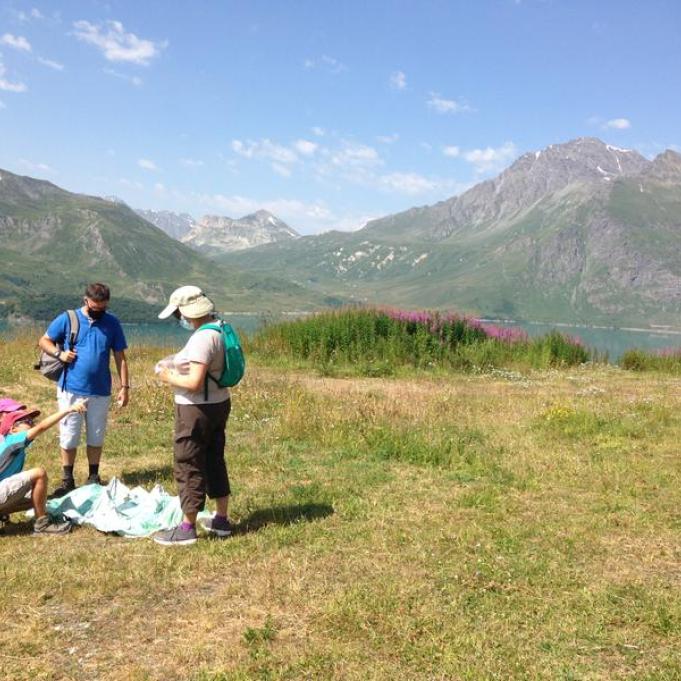 Un barrage dans mon paysage : atelier enfants au hameau du Col_Valloire - Un barrage dans mon paysage