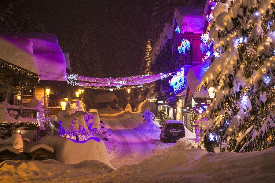 Visite guidée Noël à la montagne à Courchevel 1850
