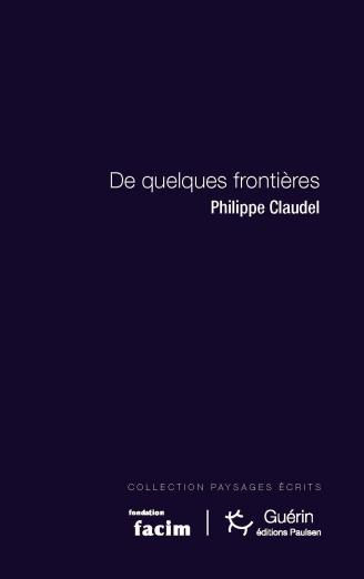 Livre &quot;De quelques frontières&quot;