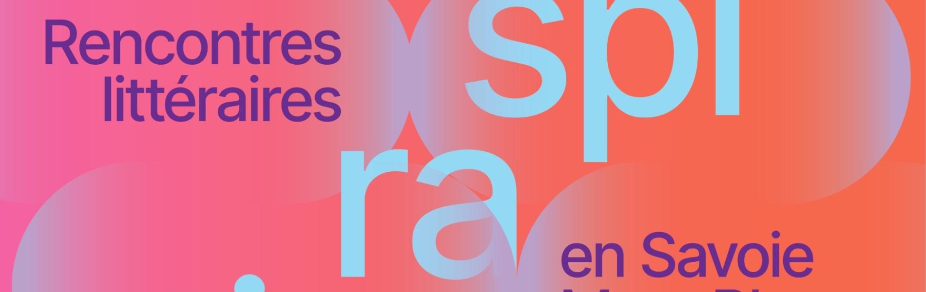 affiche des 25es Rencontres littéraires en Savoie Mont Blanc