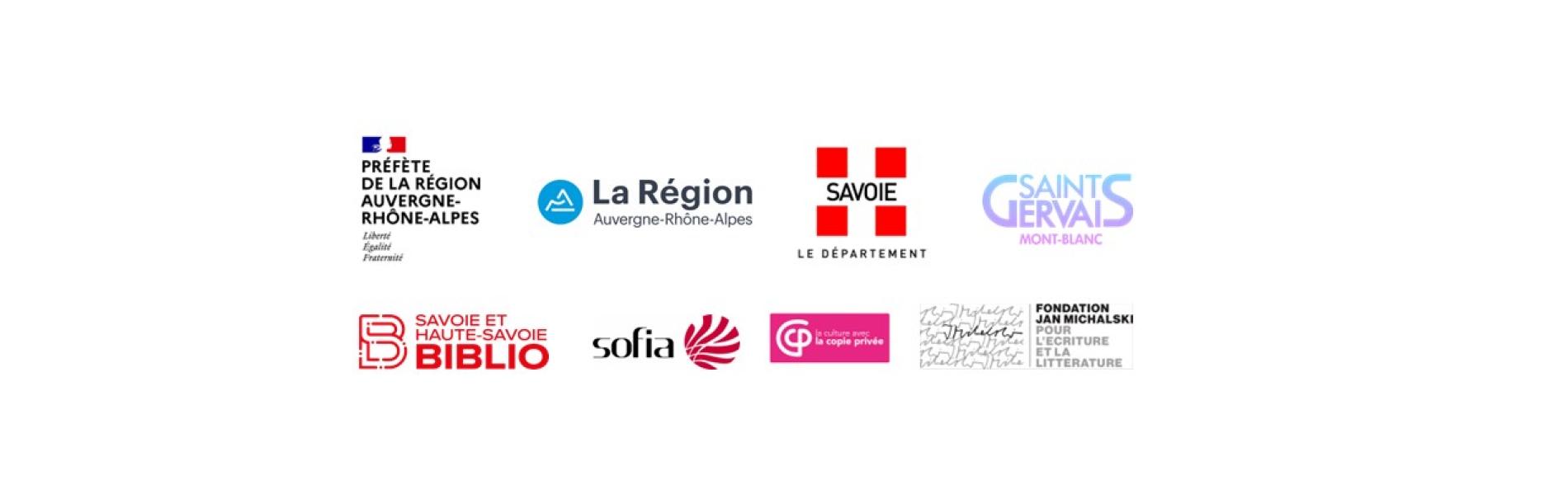 Logos partenaires des Rencontres littéraires 2026