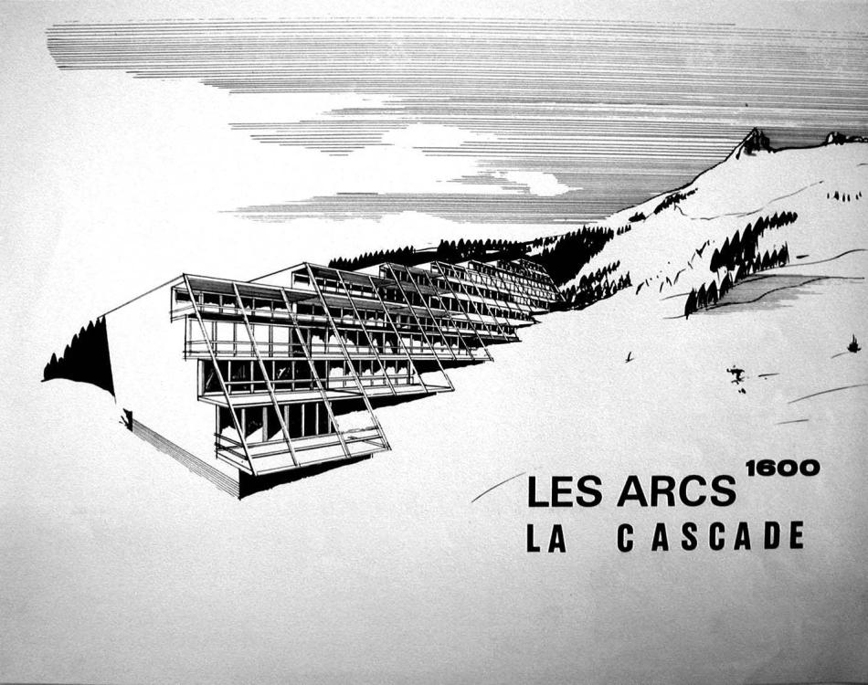 Les Arcs_dessin d'architecte