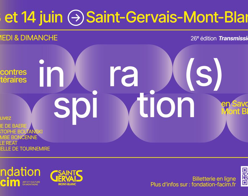 affiche Rencontres littéraires 2026_Fondation Facim