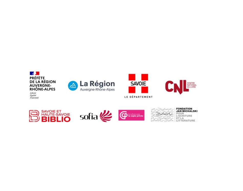 Logos partenaires Saison littéraire 2026