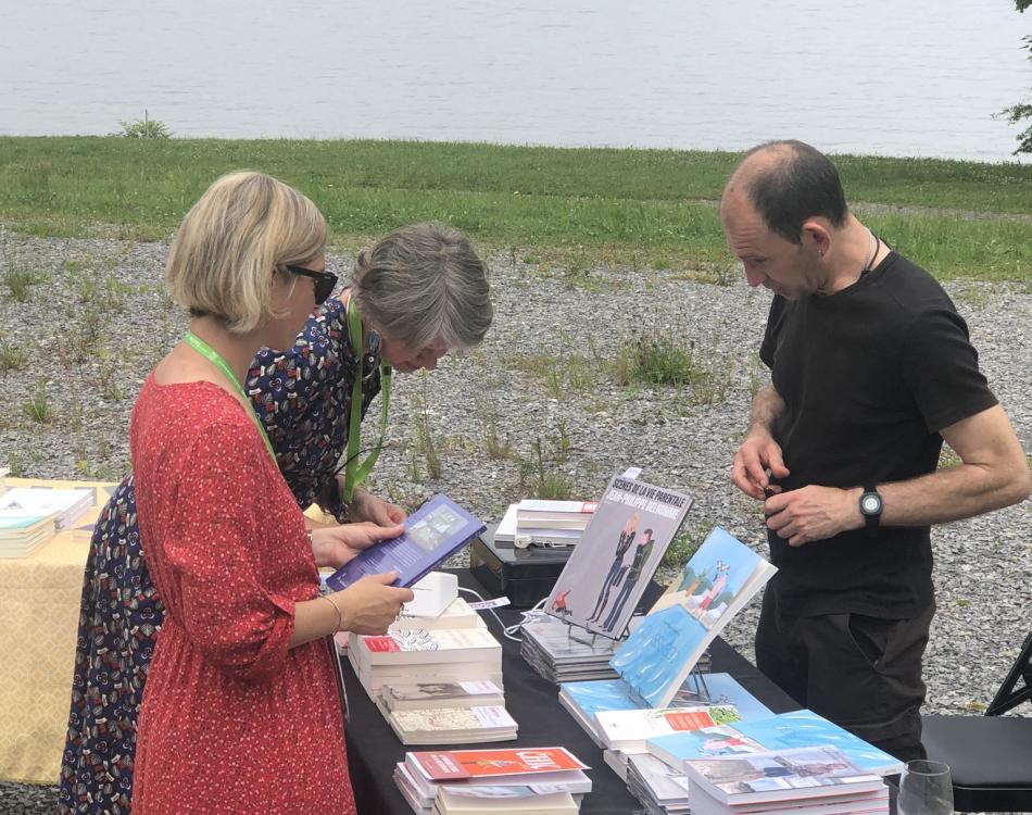 Librairie éphémère aux Rencontres littéraires 2024