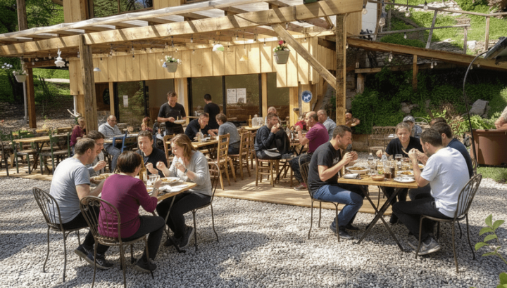 Repas du terroir et Balade gourmande en Savoie_Saint-Alban-d'Hurtières - Repas du terroir et Balade gourmande en Savoie  à Croq' champs