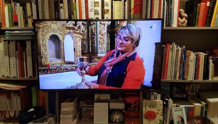 Claire Tronchet Guide du Patrimoine Savoie Mont-Blanc - émission de télévision