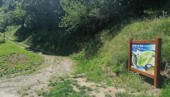 Départ du sentier de l'eau - Départ du sentier de l'eau