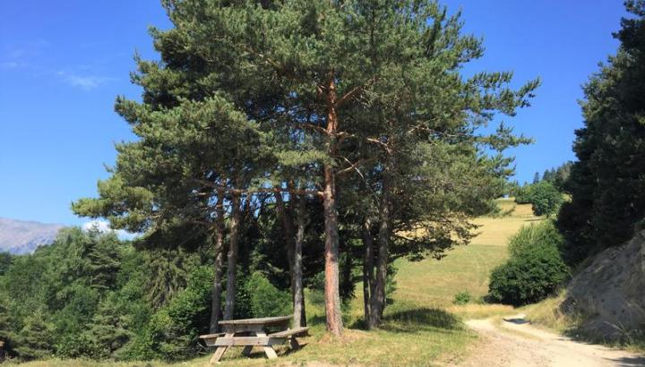 Pause pique nique sur le chemin de la boucle du Dou de St Maurice - Feissons sur Salins - Pause pique nique sur le chemin de la boucle du Dou de St Maurice - Feissons sur Salins