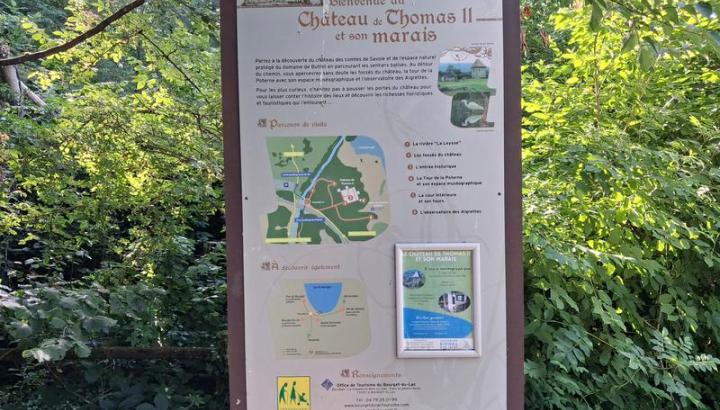 Promenade confort : Château Thomas II_Le Bourget-du-Lac - Promenade confort