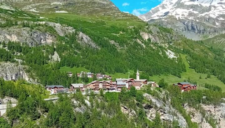 Tignes 1800 - Vue de Tignes 1800