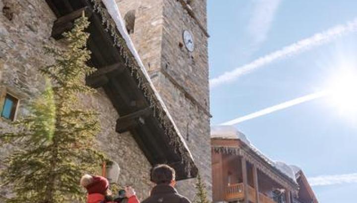 Visite guidée du village de Val d'Isère par une guide de la Facim - Visite guidée du village de Val d'Isère par une guide de la Facim