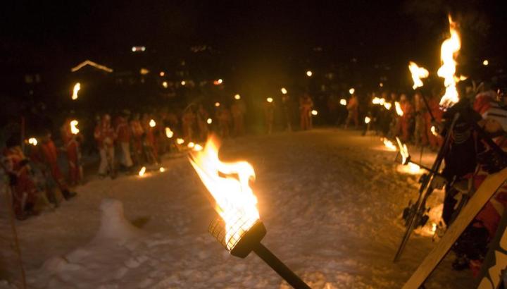 Sainte Agathe - Bénédiction des skis et des moniteurs