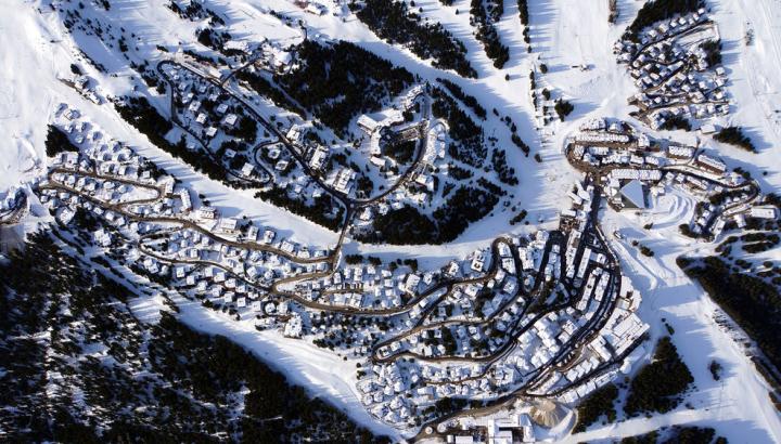 courchevel vu du ciel - Courchevel : une station de ski légendaire, capitale mondiale du ski