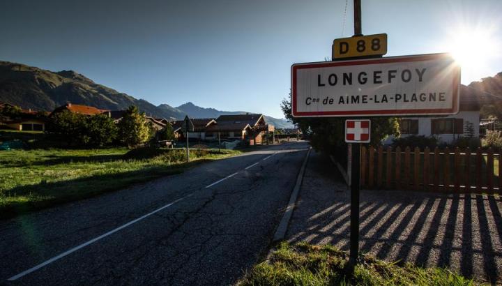 Longefoy : entrée du village - Longefoy : entrée du village