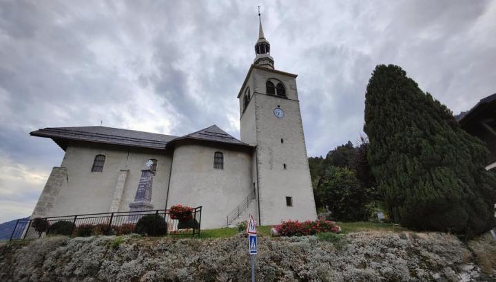 Eglise de St Nicolas la chapelle - Vue extérieure de l'église