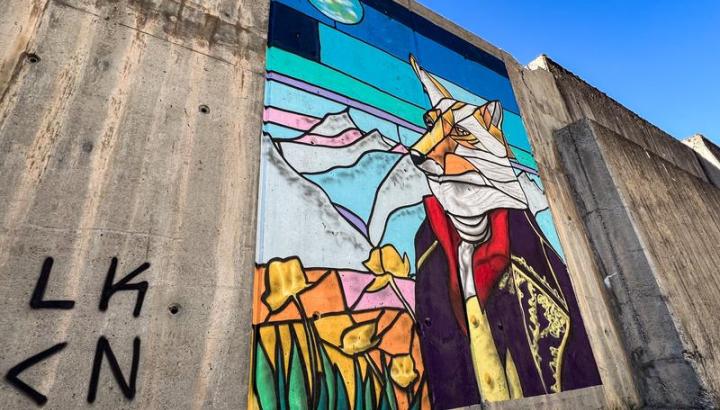 Fresque à Saint Nicolas la Chapelle - Fresque de Loks Can à St Nicolas la Chapelle