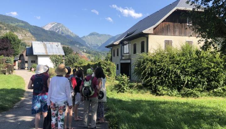Le Coeur des Bauges : visite groupes_Le Châtelard - visite groupe village de la Compôte