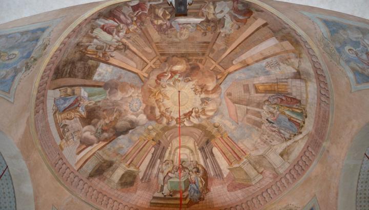 Image - Coupole Eglise baroque de Cordon