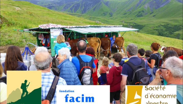 Photo - Traite des vaches - partenaires