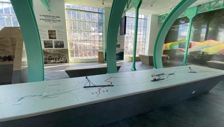Franchir les Alpes, visite pour les groupes en Maurienne_Modane - exposition TELT Modane