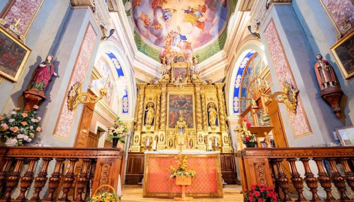 Journées Européennes du Patrimoine - Visite de l'église Notre Dame de l'Assomption_Val-Cenis - Intérieur église Notre-Dame de la Visitation de Termignon