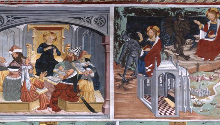 val-cenis-lanslevillard-chapelle-saint-sebastien-fresques - Les décors peints de la chapelle Saint Sébastien à Val Cenis Lanslevillard