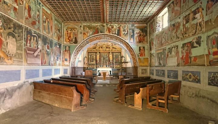 Journées Européennes du Patrimoine - Visite de la Chapelle St Sébastien_Val-Cenis - Intérieur de la chapelle St Sebastien
