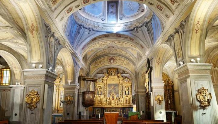 Journées Européennes du patrimoine - Visite de l'église St Michel_Val-Cenis - Intérieur de l'église de St Michel
