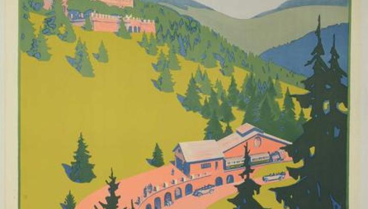 Le Revard : 150 ans de vacances à la montagne !_Le Revard - affiche Mont Revard PLM 1927