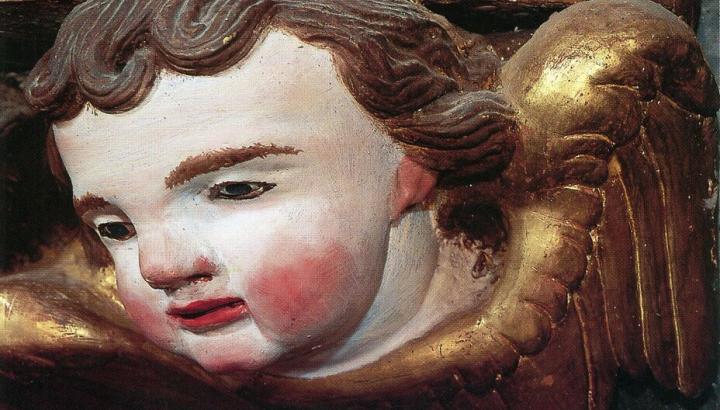 ange baroque - Notre-Dame-du-Pré : ange baroque au coeur de l'église