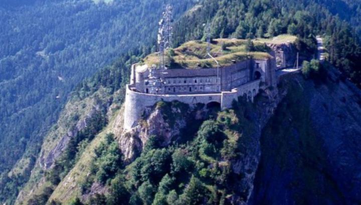 Valloire - Fort du Télégraphe - Vue aérienne