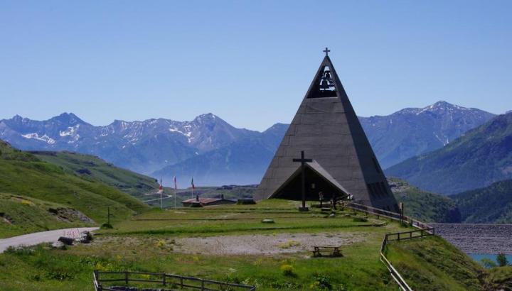Musée de la Pyramide du Mont-Cenis - La Pyramide du Mont-Cenis et le barrage